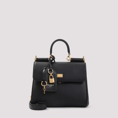 Dolce & Gabbana Black Sicily Satchel