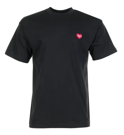 Carhartt Heart Motif Crew Neck Graphic Print T-shirt