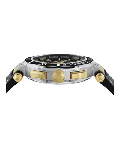Versace Greca Chrono Leather Watch