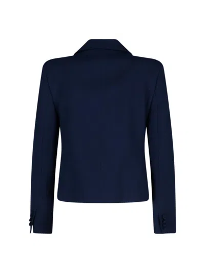 Valentino Tailored Bow-detail Jacket Crafted From Lightweight Viscose
