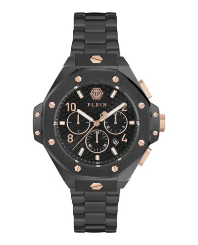 Philipp Plein Plein Chrono Royal Bracelet Watch In Black