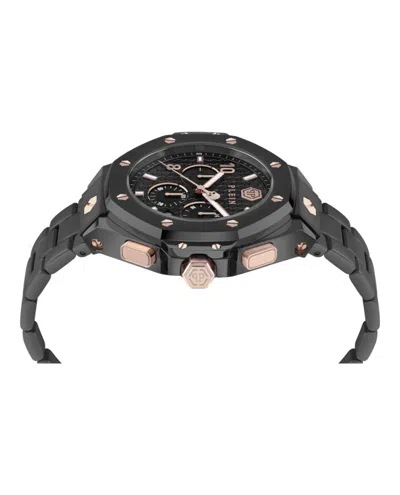Philipp Plein Plein Chrono Royal Bracelet Watch In Black