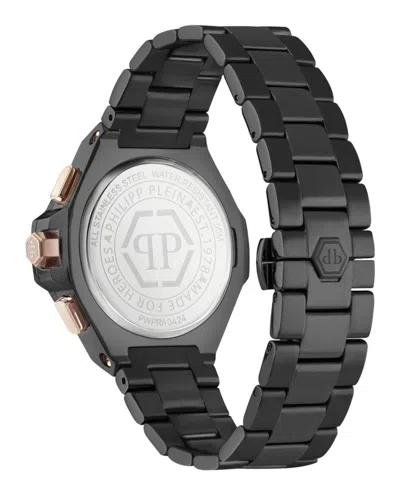 Philipp Plein Plein Chrono Royal Bracelet Watch In Black
