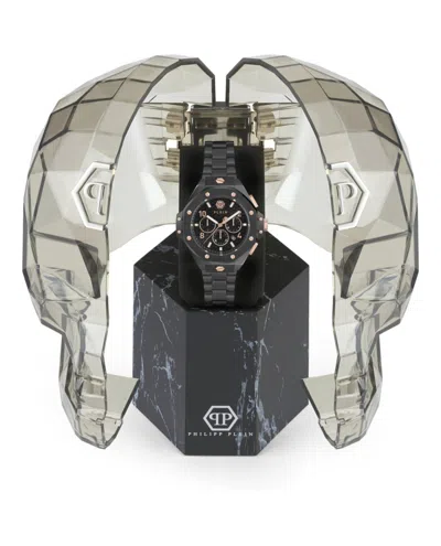 Philipp Plein Plein Chrono Royal Bracelet Watch In Black