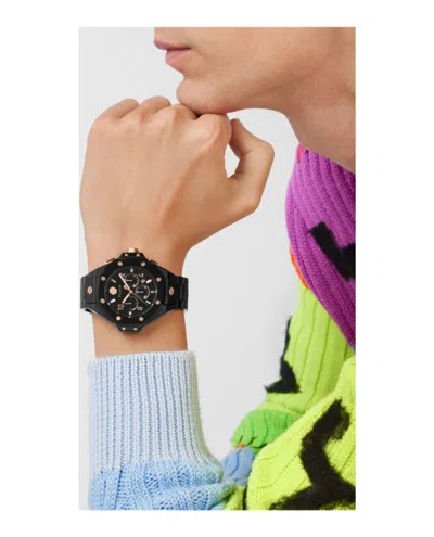Philipp Plein Plein Chrono Royal Bracelet Watch In Black