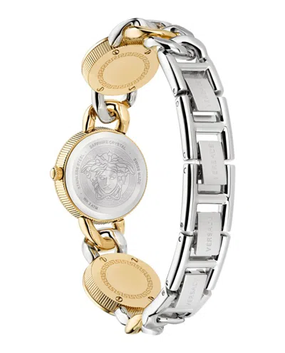 Versace Stud Icon Bracelet Watch In Gold