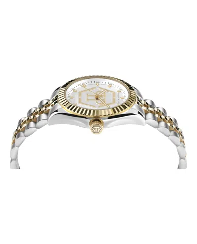 Philipp Plein Date Superlative Bracelet Watch In Metallic