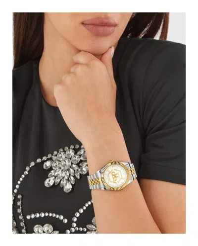Philipp Plein Date Superlative Bracelet Watch In Metallic
