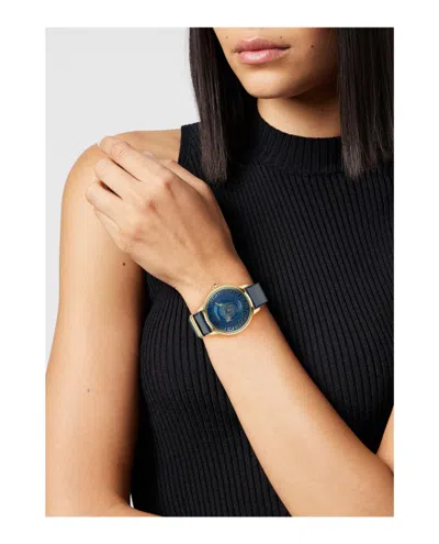 Versace Medusa Alchemy Leather Strap