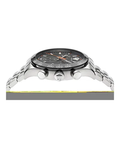 Versace Hellenyium Chrono Bracelet Watch In Metallic