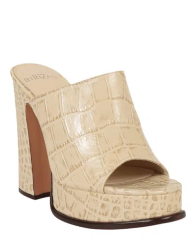 Alexandre Birman Lavinia Plateau Mules In Neutral