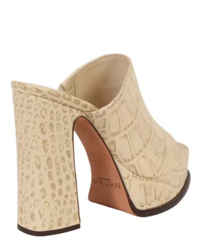 Alexandre Birman Lavinia Plateau Mules In Neutral