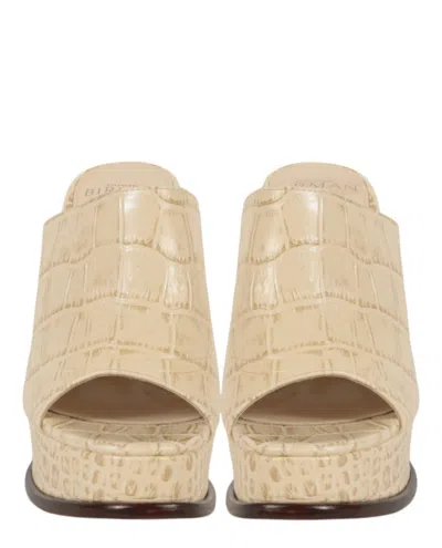 Alexandre Birman Lavinia Plateau Mules In Neutral