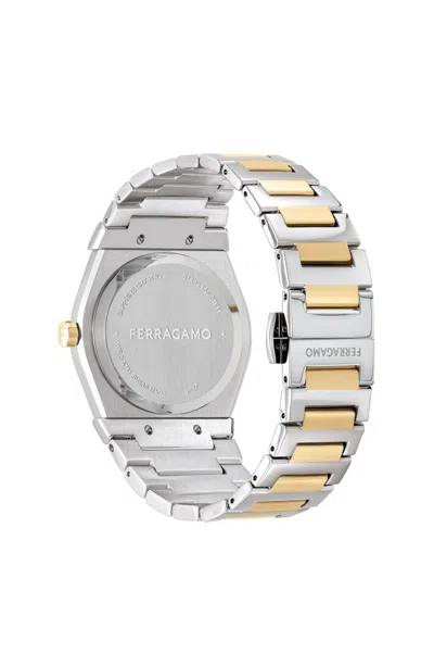 Ferragamo Vega Holiday Capsule Diamond Watch In Metallic