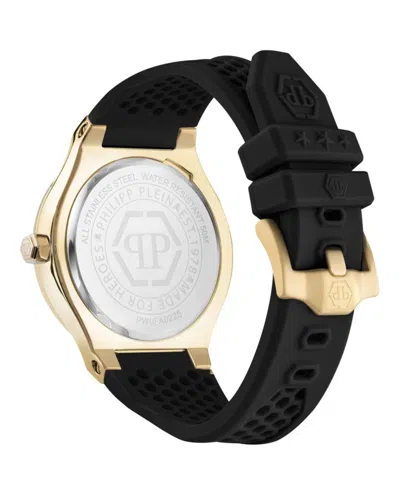 Philipp Plein Plein Underdog Silicone Watch In Black