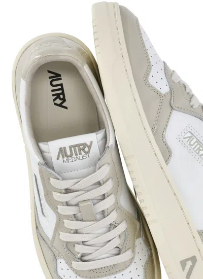 Autry White Leather Sneakers
