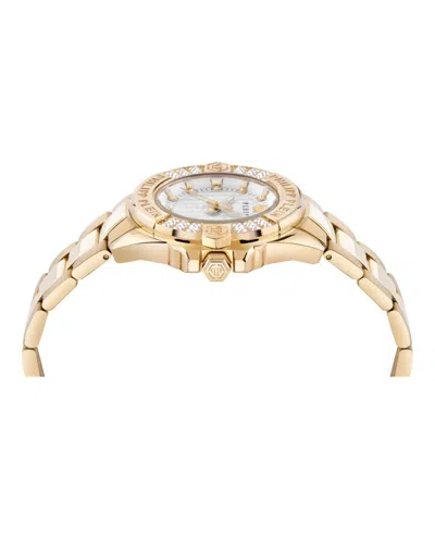 Philipp Plein Plein Majesty Crystal Watch In Gold