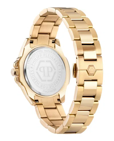 Philipp Plein Plein Majesty Crystal Watch In Gold