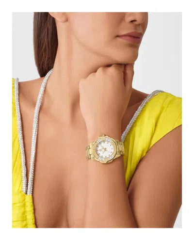Philipp Plein Plein Majesty Crystal Watch In Gold