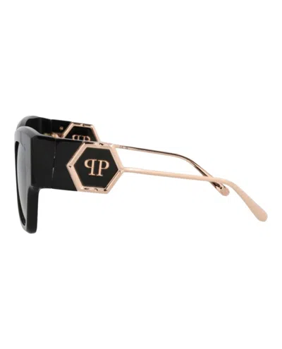Philipp Plein Cat Eye-frame Acetate Sunglasses In Black