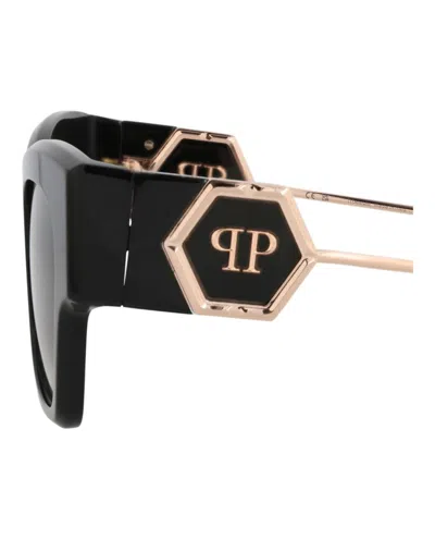 Philipp Plein Cat Eye-frame Acetate Sunglasses In Black