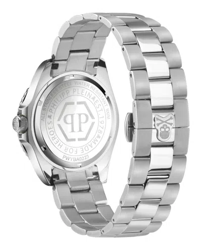 Philipp Plein Gmt-i Challenger Bracelet Watch In Metallic