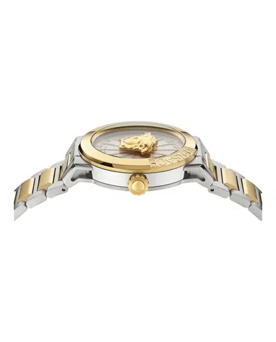 Versace Medusa Infinite Diamond Watch In Metallic