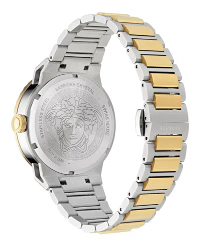 Versace Medusa Infinite Diamond Watch In Metallic