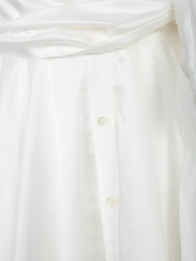 Blanca Vita Lightweight Muslin Midi Dress With Wrap-around Belt