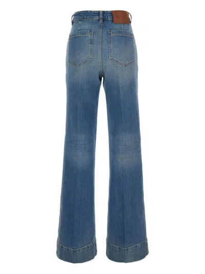 Victoria Beckham High-rise Flared Jeans With Five-pocket Design