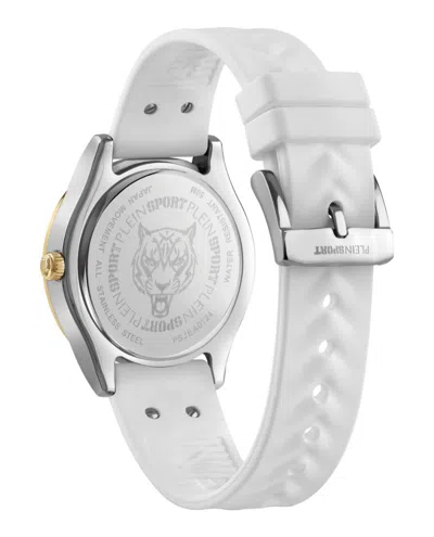 Plein Sport Quartz Movement Stainless Steel Watch With Enamel Dial In Gold
