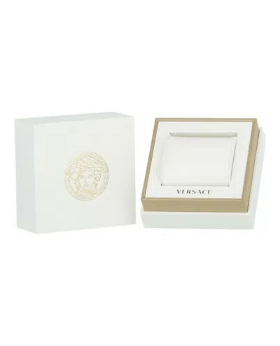 Versace Mystique Chrono Strap Watch In Gold