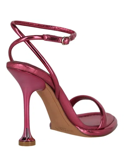 Alexandre Birman Teresa 100 Leather Sandal In Red