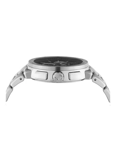 Versace Mystique Chrono Bracelet Watch In Metallic