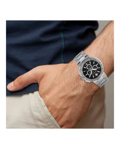 Versace Mystique Chrono Bracelet Watch In Metallic