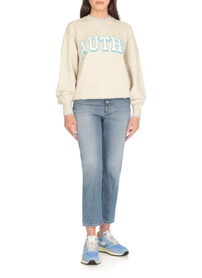 Autry Low Top Sneakers Contrasting Inserts In Blue