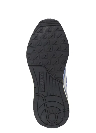 Autry Low Top Sneakers Contrasting Inserts In Blue