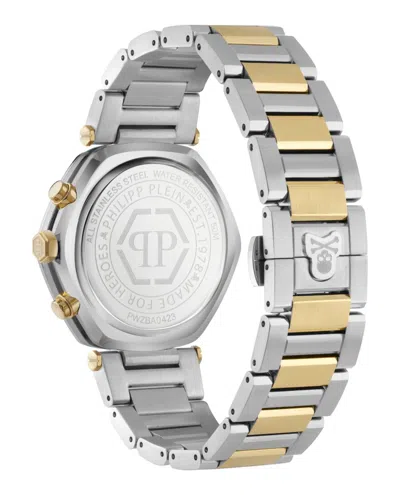 Philipp Plein The Hexagon Chrono Bracelet Watch In Silver