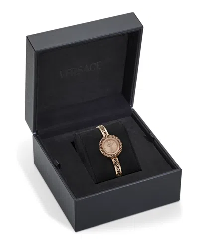 Versace La Greca Bracelet Watch In Gold