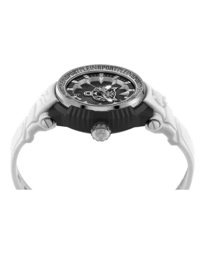Plein Sport Tiger Power Silicone Watch In White