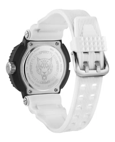 Plein Sport Tiger Power Silicone Watch In White
