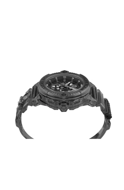 Philipp Plein The $kull Synthetic Silicone Watch In Gray