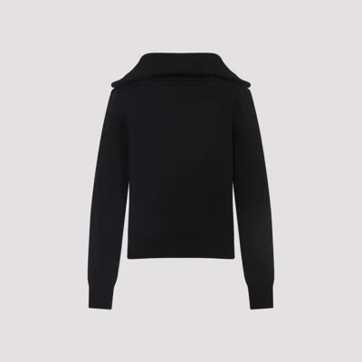 Bottega Veneta Pointed Collar Cardigan With Gold-tone Knot Buttons