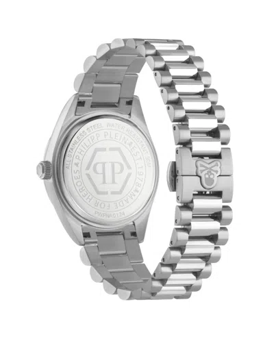 Philipp Plein Date Superlative Bracelet Watch In Silver