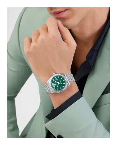 Philipp Plein Date Superlative Bracelet Watch In Silver