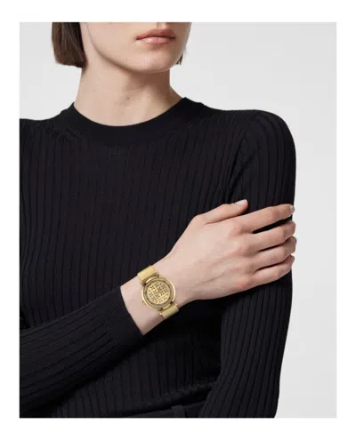 Versace New Generation Bracelet Watch In Gold