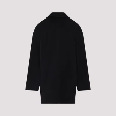Max Mara Double-breasted Wool Cashmere Coat With Notched Collar