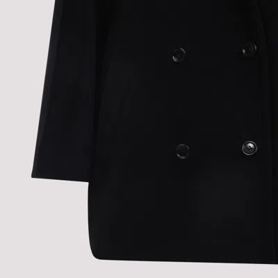 Max Mara Double-breasted Wool Cashmere Coat With Notched Collar