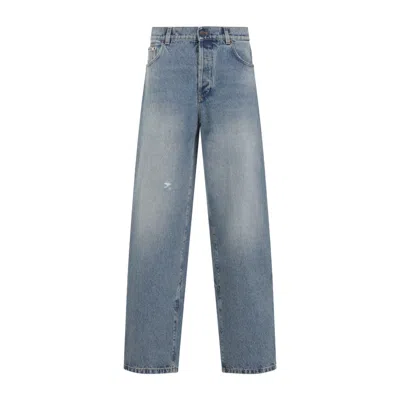 Moschino Relaxed High-waist Jeans With Classic Five-pocket Styling
