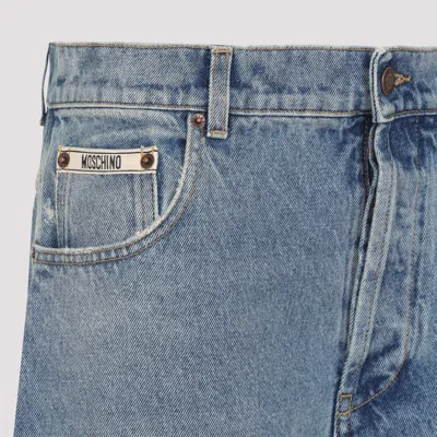 Moschino Relaxed High-waist Jeans With Classic Five-pocket Styling